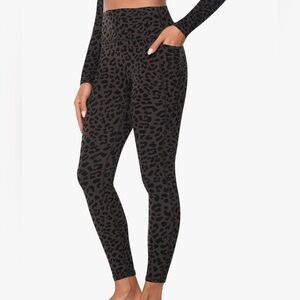 Sunzel brown animal print leggings